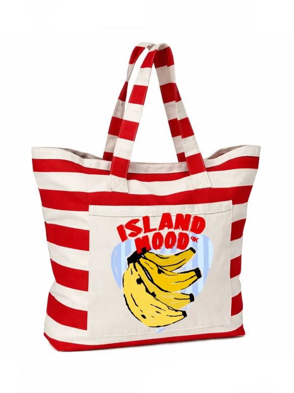 Canvas Bag Striped Island Mood - 51Dnspod | Smaakvolle damp – Verzendkosten vrij vanaf 40€