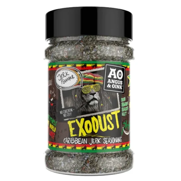 Angus&Oink Exodust Jamaican Jerk Seasoning 200 gram - 51Dnspod | Smaakvolle damp – Verzendkosten vrij vanaf 40€