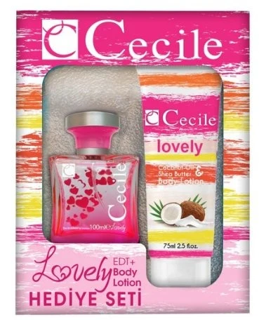 Cecile Women Lovely Cadeauset Edt Spray 100 Ml & Bodylotion 75 Ml - 1 Stuks - 51Dnspod | Smaakvolle damp – Verzendkosten vrij vanaf 40€