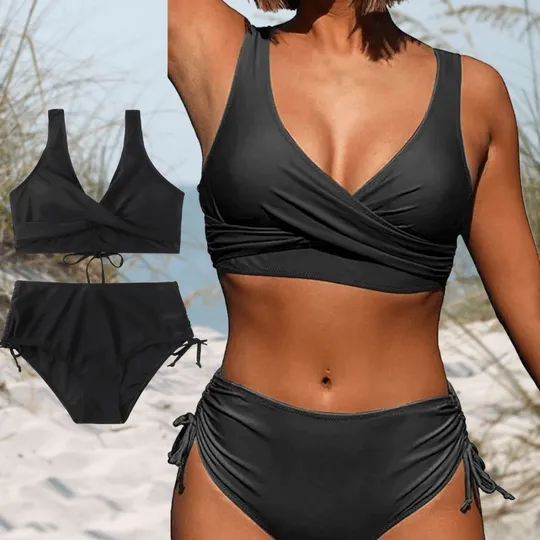 Bikini Dames - Trendy 2-delige Set - Hoogwaardige Materialen - Perfect voor Zomerontspanning - 51Dnspod | Smaakvolle damp – Verzendkosten vrij vanaf 40€