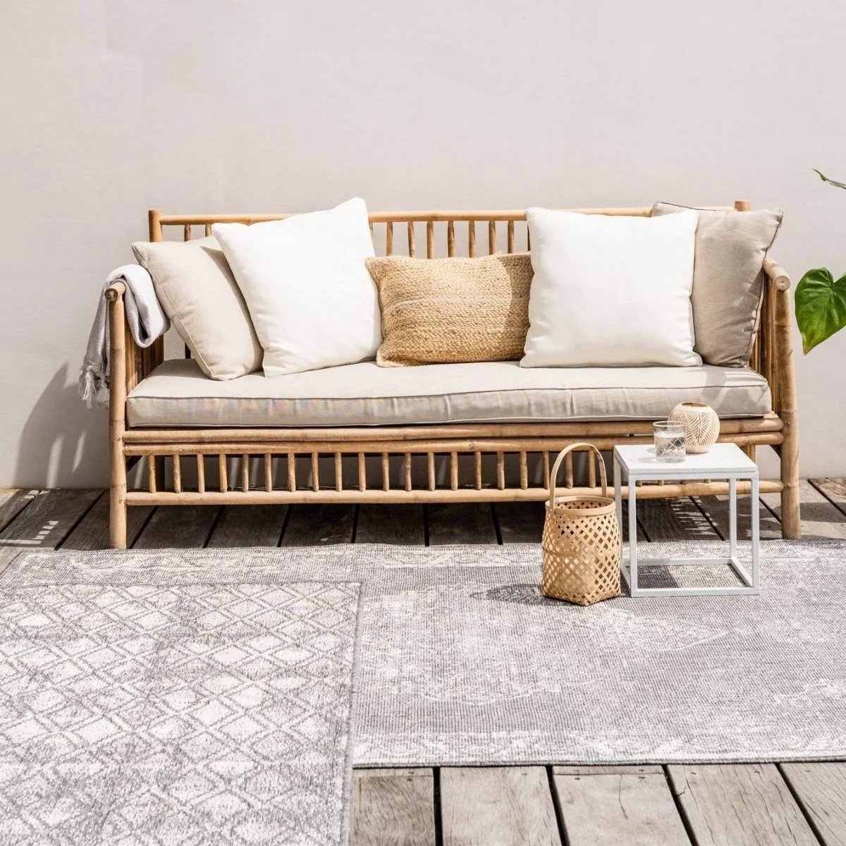 Buiten vloerkleed Sage - Grijs - dubbelzijdig - EVA Interior - 51Dnspod | Smaakvolle damp – Verzendkosten vrij vanaf 40€ Buiten vloerkleed Sage - Grijs - dubbelzijdig - EVA Interior - 51Dnspod | Smaakvolle damp – Verzendkosten vrij vanaf 40€