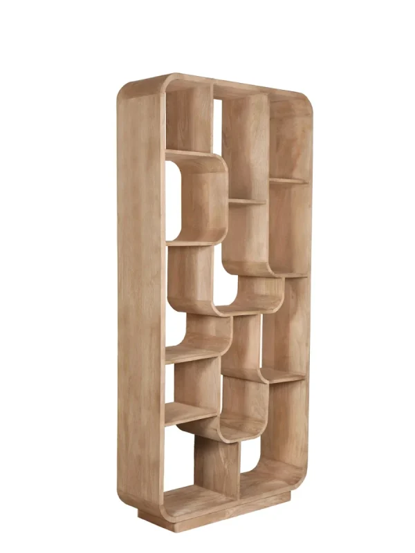 Brix kast Logan - bruin - 30x90x190 - 51Dnspod | Smaakvolle damp – Verzendkosten vrij vanaf 40€