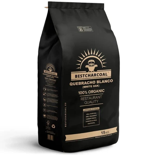 Bestcharcoal Quebracho Blanco 15 kg - 51Dnspod | Smaakvolle damp – Verzendkosten vrij vanaf 40€