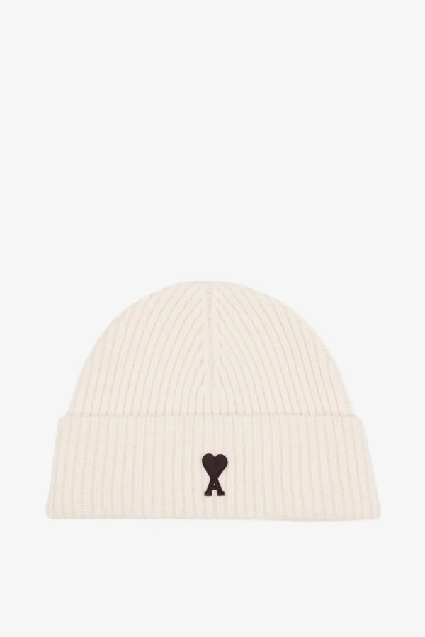 Ami Paris muts Felted UBO006.018 ecru/noir - 51Dnspod | Smaakvolle damp – Verzendkosten vrij vanaf 40€