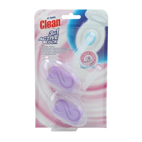 At Home 3 In 1 Active Block Lavender Power - Toiletblok 2x40g - 51Dnspod | Smaakvolle damp – Verzendkosten vrij vanaf 40€