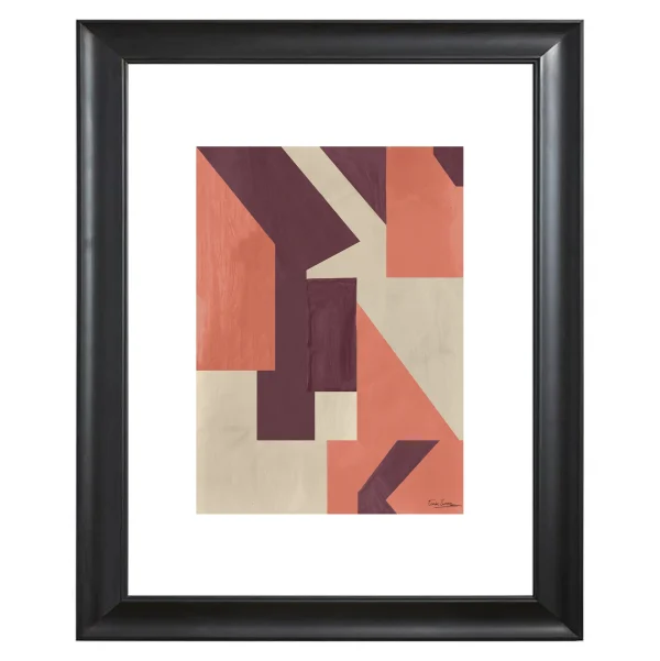Catchii poster Geometric Colored Purple Surfaces Left - meerkleurig - 297x210 cm - 51Dnspod | Smaakvolle damp – Verzendkosten vrij vanaf 40€