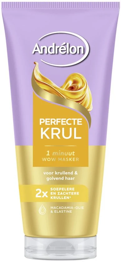 Andrélon Perfecte Krul 1 Minuut WOW Haarmasker - 180 ml - 51Dnspod | Smaakvolle damp – Verzendkosten vrij vanaf 40€