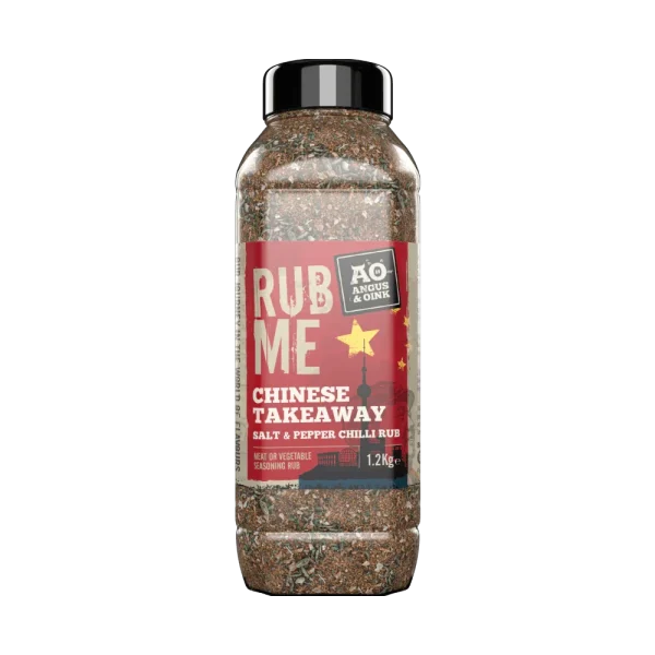 Angus&Oink (Rub Me) Chinese Takeaway Salt & Pepper Chili Rub 1,2 kg - 51Dnspod | Smaakvolle damp – Verzendkosten vrij vanaf 40€