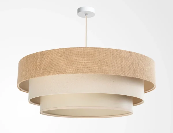 bpskoncept hanglamp Triniti Boho - jute - Ø60 cm - 51Dnspod | Smaakvolle damp – Verzendkosten vrij vanaf 40€