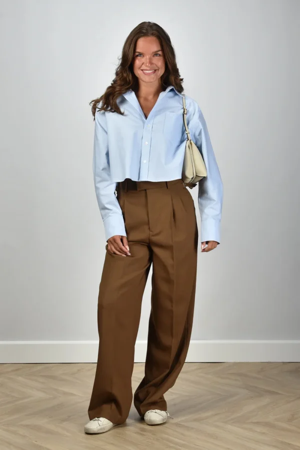 Ami Paris broek FTR818.WV0066 noisette - 51Dnspod | Smaakvolle damp – Verzendkosten vrij vanaf 40€