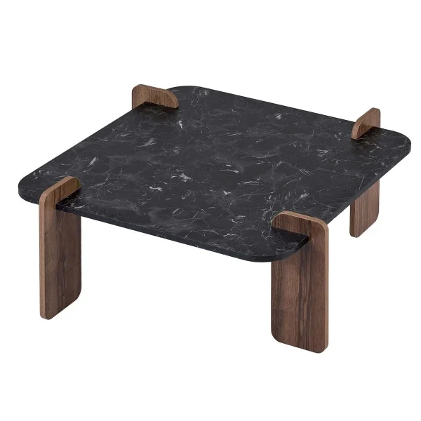 Calicosy - Vierkante ORME - Donker hout 90x90x35 cm - 51Dnspod | Smaakvolle damp – Verzendkosten vrij vanaf 40€