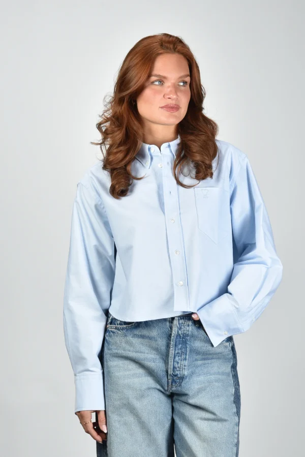 Ami Paris blouse FSH770.CO0031 bleu ciel - 51Dnspod | Smaakvolle damp – Verzendkosten vrij vanaf 40€