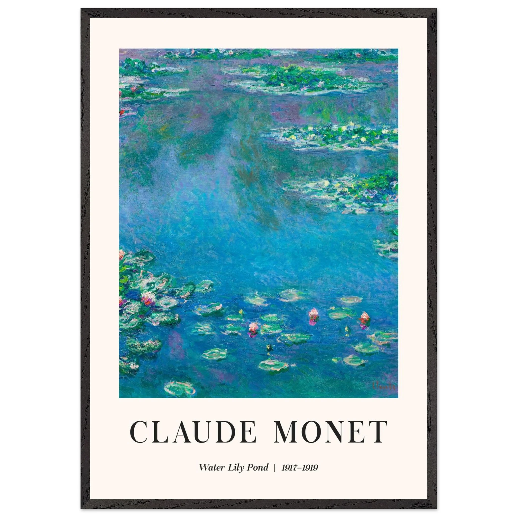 Artfulprints Poster met Lijst Claude Monet - Water lily pond - 70x100 cm - Blauw - 51Dnspod | Smaakvolle damp – Verzendkosten vrij vanaf 40€ Artfulprints Poster met Lijst Claude Monet - Water lily pond - 70x100 cm - Blauw - 51Dnspod | Smaakvolle damp – Verzendkosten vrij vanaf 40€