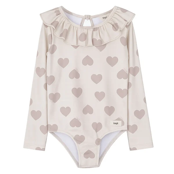Baje Studio - longsleeve swimsuit Bella - creme oat - 51Dnspod | Smaakvolle damp – Verzendkosten vrij vanaf 40€