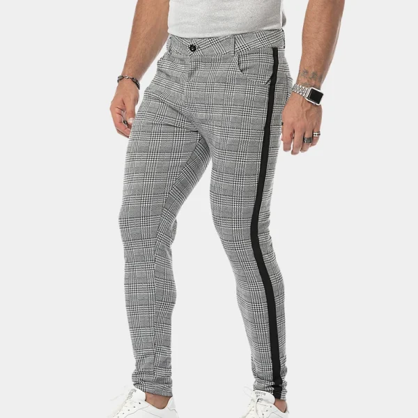 Anton - Retro Heren skinny-fit geruite zomerbroek - 51Dnspod | Smaakvolle damp – Verzendkosten vrij vanaf 40€