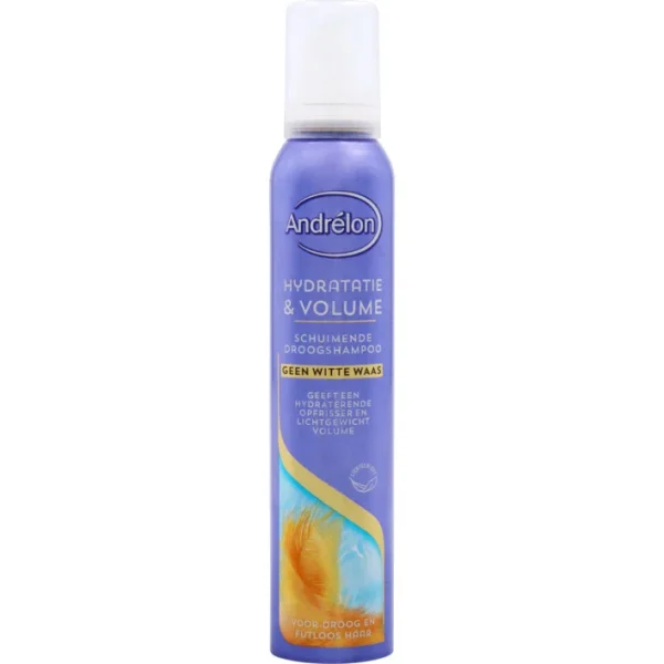 Andrélon Hydratatie & volume schuimende droogshampoo - 200ml - 51Dnspod | Smaakvolle damp – Verzendkosten vrij vanaf 40€