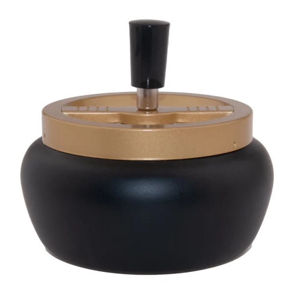 Angelo Spinning Asbak Mat Zwart Brons 13 cm - 51Dnspod | Smaakvolle damp – Verzendkosten vrij vanaf 40€