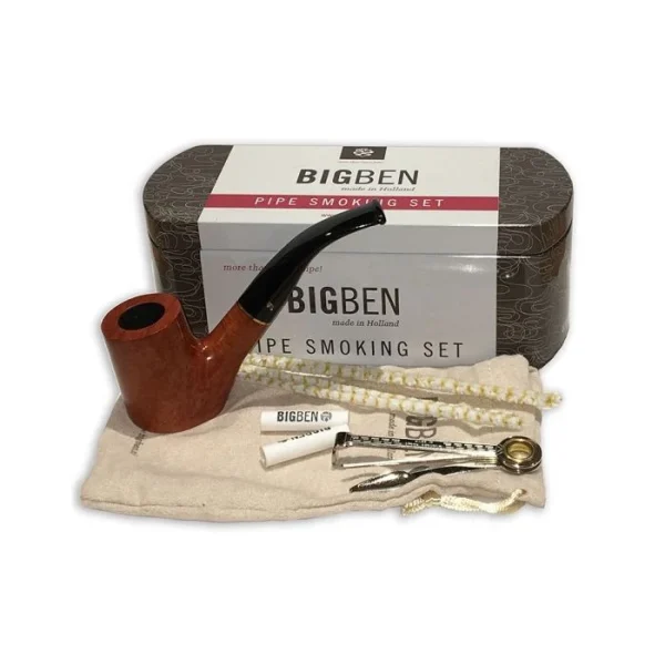 Big Ben pipe Set Brown bent - 51Dnspod | Smaakvolle damp – Verzendkosten vrij vanaf 40€