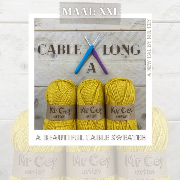 Cable A long Trui Cal By Mr. Cey (maat XXL) - 51Dnspod | Smaakvolle damp – Verzendkosten vrij vanaf 40€