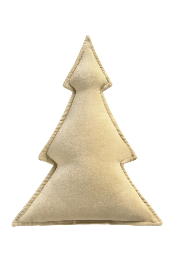 Calma House Kerstkussen Velour - Ecru - 40x30 - 51Dnspod | Smaakvolle damp – Verzendkosten vrij vanaf 40€