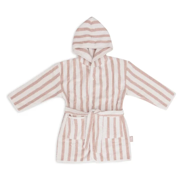 Badjas stripe terry - wild rose - 51Dnspod | Smaakvolle damp – Verzendkosten vrij vanaf 40€