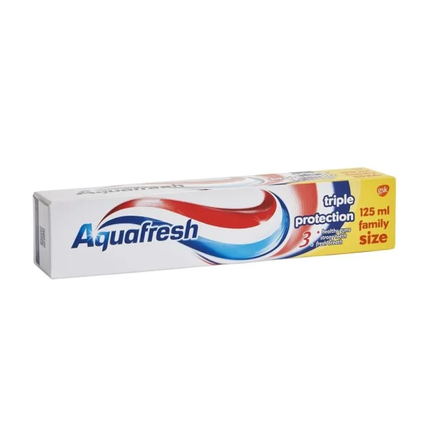 Aquafresh Tandpasta 3 Triple - 125 Ml - 51Dnspod | Smaakvolle damp – Verzendkosten vrij vanaf 40€