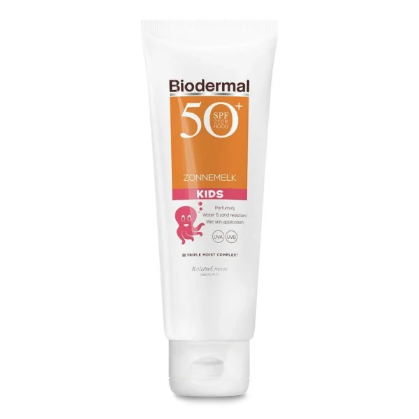 Biodermal Zonnemelk Kids SPF 50 125 ml - 51Dnspod | Smaakvolle damp – Verzendkosten vrij vanaf 40€