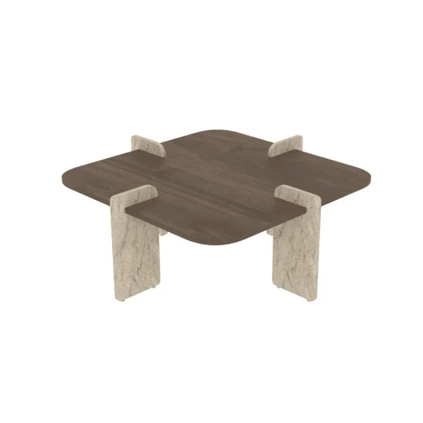 Calicosy - LUMA Salontafel - Naturel - 90x90x35 cm - 51Dnspod | Smaakvolle damp – Verzendkosten vrij vanaf 40€