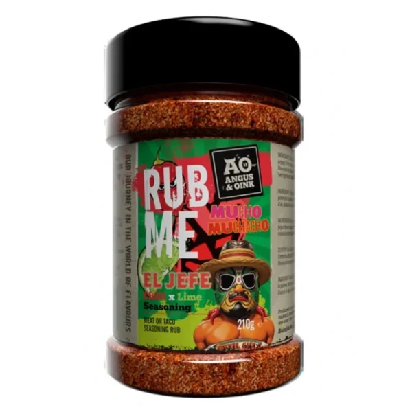 Angus&Oink (Rub Me) El Jefe Chilli x Lime Seasoning 210 gram - 51Dnspod | Smaakvolle damp – Verzendkosten vrij vanaf 40€