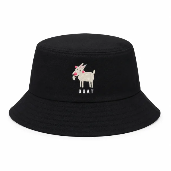 Buckethoed GOAT zwart - 51Dnspod | Smaakvolle damp – Verzendkosten vrij vanaf 40€