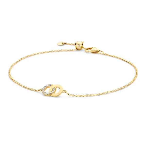 Blush 14 Karaat Gouden Armband 2223YZI - 51Dnspod | Smaakvolle damp – Verzendkosten vrij vanaf 40€