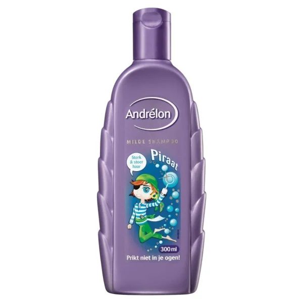 Andrelon Kids Shampoo Piraat 300 ml - 51Dnspod | Smaakvolle damp – Verzendkosten vrij vanaf 40€