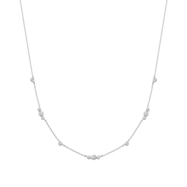 Ania Haie Miss Dainty 925 Sterling Silver Zirconia Necklace AH-N065-04H - 51Dnspod | Smaakvolle damp – Verzendkosten vrij vanaf 40€