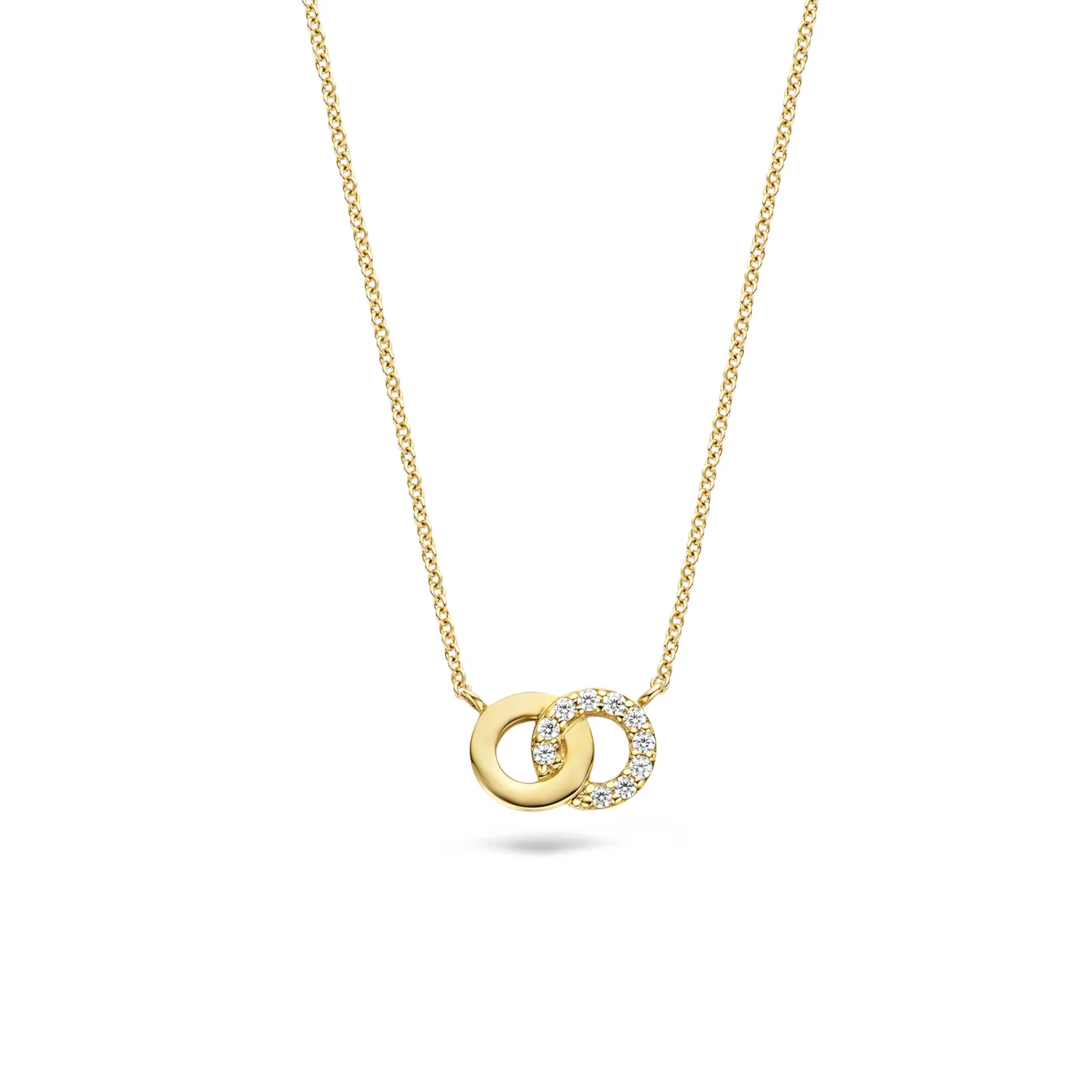 Blush 14 Carat Golden Necklace with Zirconia 3126YZI (Length: 42.00 cm) - 51Dnspod | Smaakvolle damp – Verzendkosten vrij vanaf 40€ Blush 14 Carat Golden Necklace with Zirconia 3126YZI (Length: 42.00 cm) - 51Dnspod | Smaakvolle damp – Verzendkosten vrij vanaf 40€