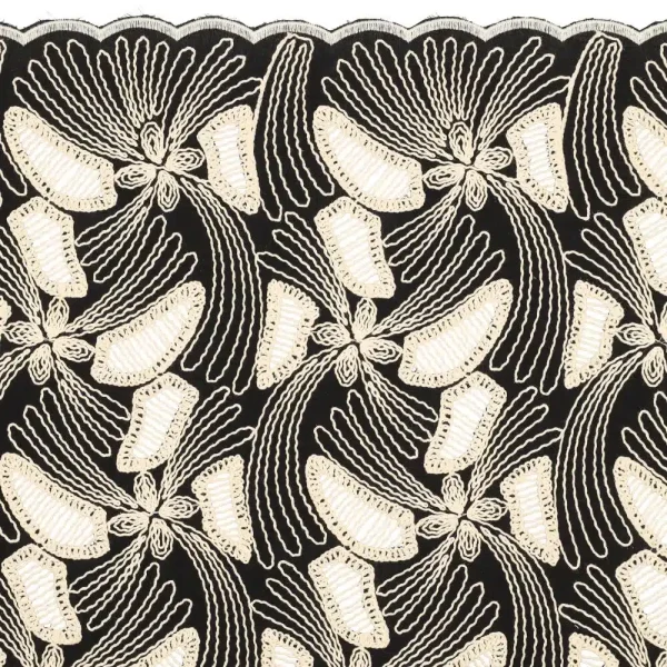 Anouk broderie offwhite/zwart - 51Dnspod | Smaakvolle damp – Verzendkosten vrij vanaf 40€