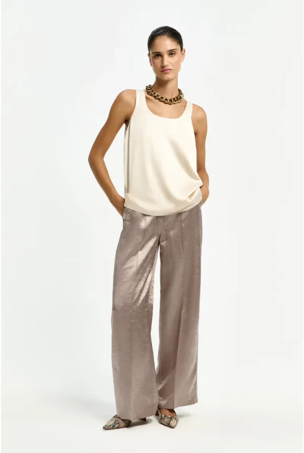 Broek Beige Xandres ( Phocos/0591 ) - 51Dnspod | Smaakvolle damp – Verzendkosten vrij vanaf 40€