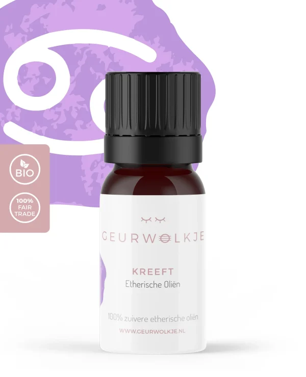 Cancer / Kreeft (22 juni - 22 juli) - Geurwolkje® Blend - 100% Etherische Olie - 5 ml - 51Dnspod | Smaakvolle damp – Verzendkosten vrij vanaf 40€