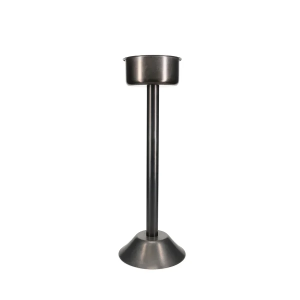 Bonbistro - Champagnekoeler staander 19,5xH62,5cm antique zwart Bar - 51Dnspod | Smaakvolle damp – Verzendkosten vrij vanaf 40€