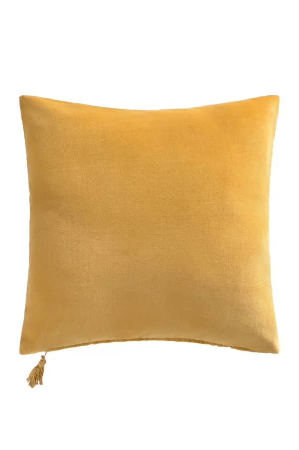 Calma House Kussenhoes Velour - Mosterd - 45x45 - 51Dnspod | Smaakvolle damp – Verzendkosten vrij vanaf 40€
