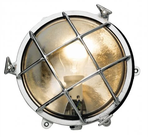 Bulleye Tornado scheepslamp, Chroom, 21,5cmø - 51Dnspod | Smaakvolle damp – Verzendkosten vrij vanaf 40€