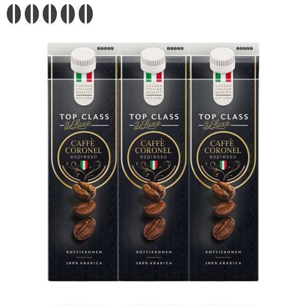 Caffè Coronel Top Class DeLuxe Italiaanse koffiebonen 1kg - 51Dnspod | Smaakvolle damp – Verzendkosten vrij vanaf 40€