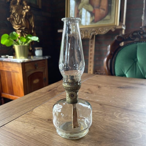 Antieke glazen olielamp - 51Dnspod | Smaakvolle damp – Verzendkosten vrij vanaf 40€