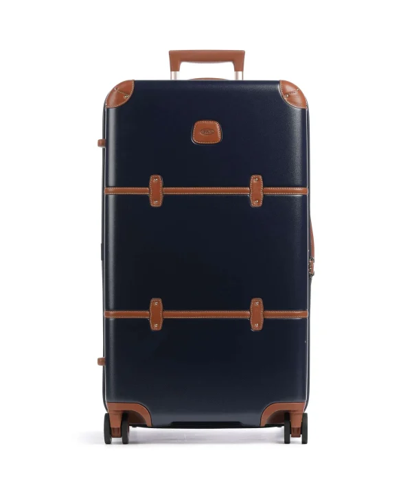 Brics Bellagio Trolley (4 wielen) blue/tan - 51Dnspod | Smaakvolle damp – Verzendkosten vrij vanaf 40€