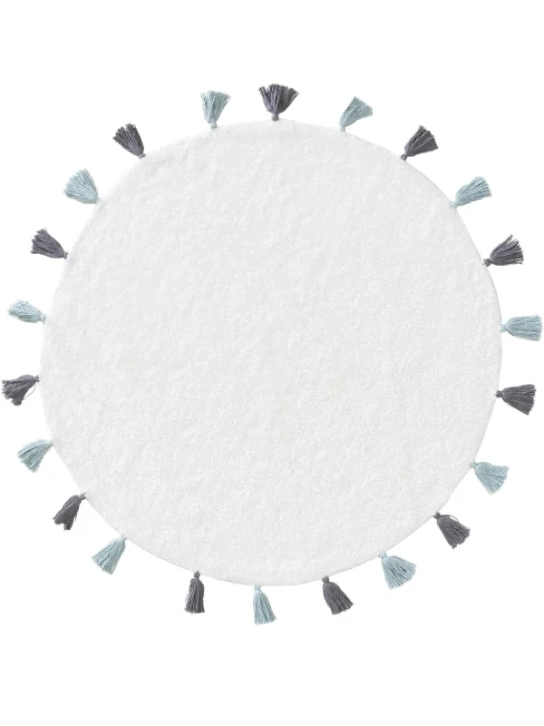 benuta wasbaar kindervloerkleed Malu - blauw - ø 80 cm - 51Dnspod | Smaakvolle damp – Verzendkosten vrij vanaf 40€