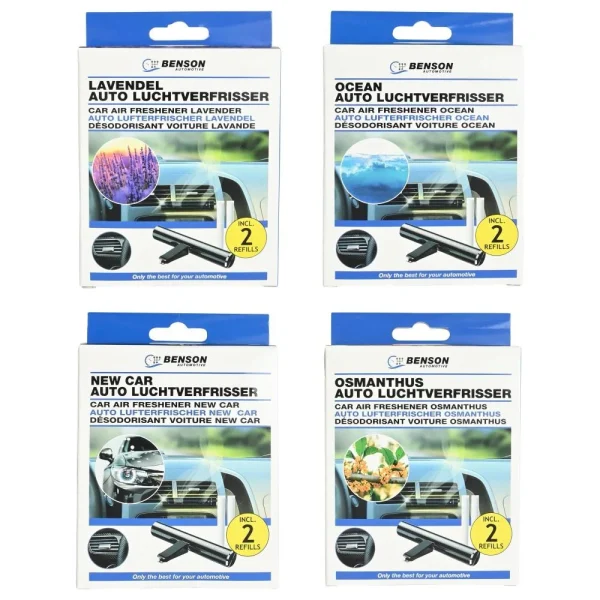 Auto luchtverfrisser aluminium mix display - 51Dnspod | Smaakvolle damp – Verzendkosten vrij vanaf 40€