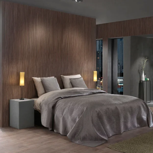 Bedsprei Victoria - Antraciet - 51Dnspod | Smaakvolle damp – Verzendkosten vrij vanaf 40€