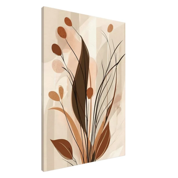 Artfulprints Canvas Boho – Autumn growth canvas - 75x100 cm - beige - 51Dnspod | Smaakvolle damp – Verzendkosten vrij vanaf 40€