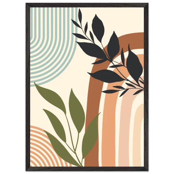 Artfulprints Poster met Lijst Boho – Natural tones - 50x70 cm - Meerkleurig - 51Dnspod | Smaakvolle damp – Verzendkosten vrij vanaf 40€