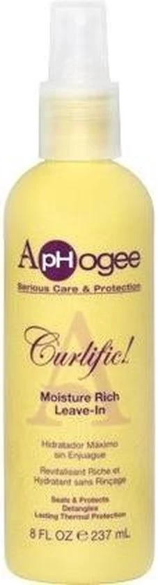 Aphogee Curlific Moistire Rich Leave-In - 237ml - 51Dnspod | Smaakvolle damp – Verzendkosten vrij vanaf 40€