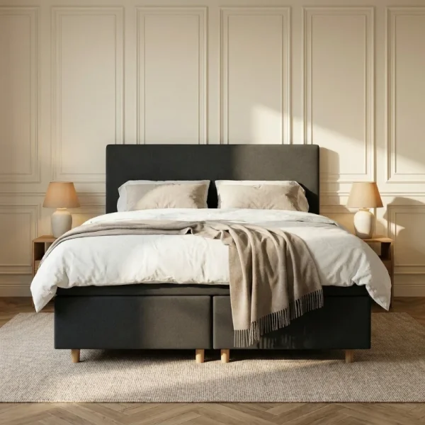 Boxspring met Opbergruimte Julia - Zwart - 51Dnspod | Smaakvolle damp – Verzendkosten vrij vanaf 40€